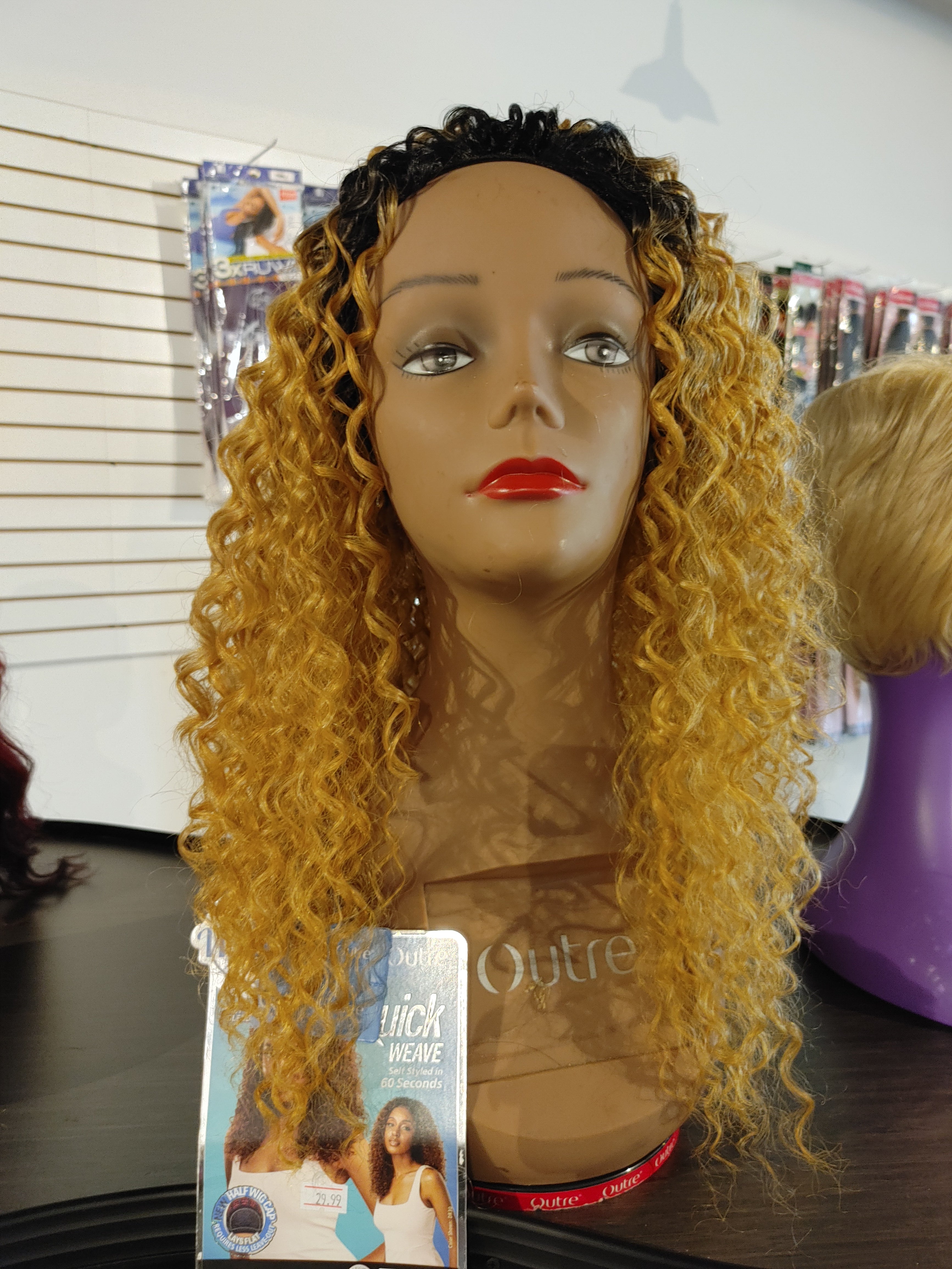 Boho Curl Half Wig 20