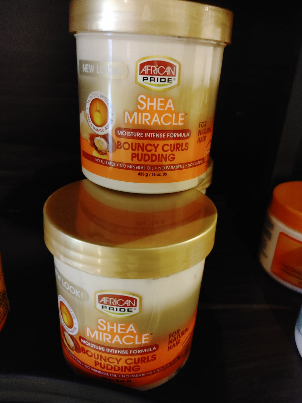 African Pride Shea Miracle Bouncy Curl Pudding